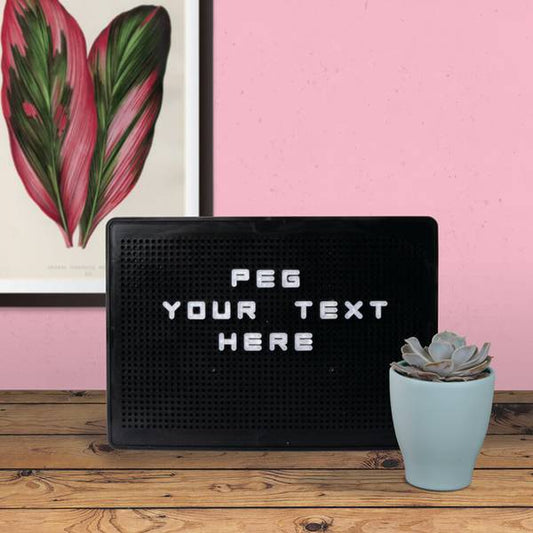 Light Up Message Peg Board