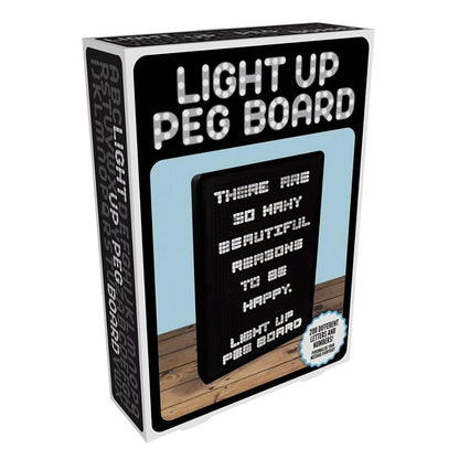 Light Up Message Peg Board