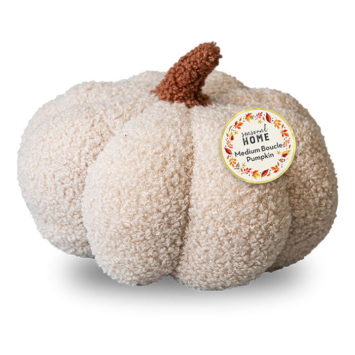 Medium Boucle Pumpkin Cushion