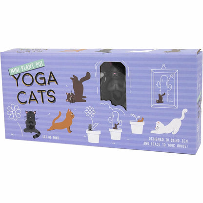 Yoga Cats Plant Markers