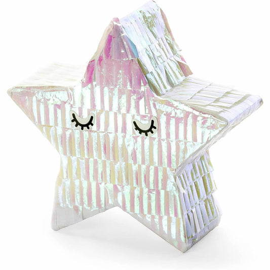 Mini Iridescent Star Piñata Box