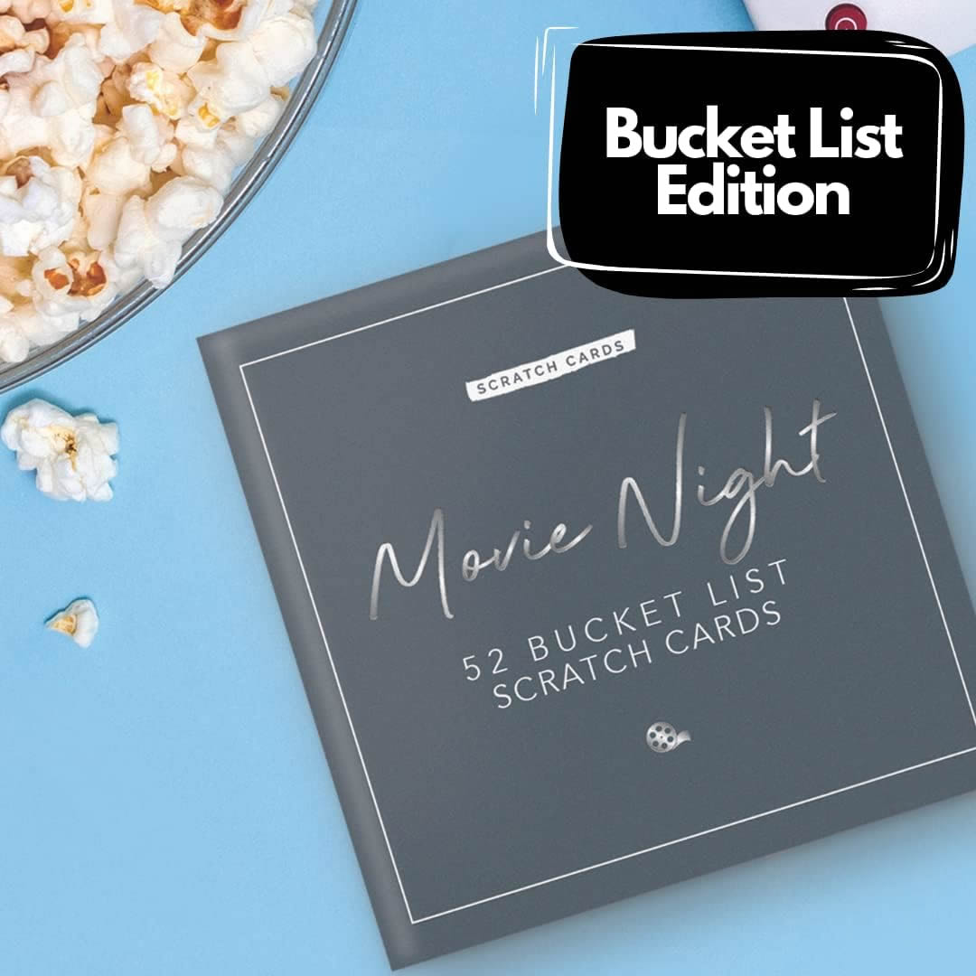 Movie Night Bucket List Scratch Cards