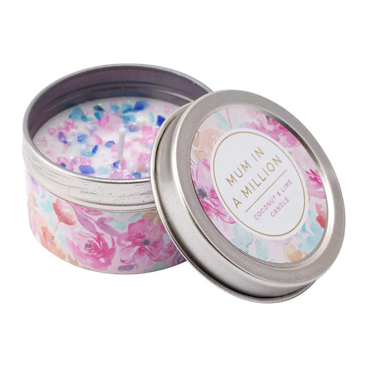 Mum in a Million Tin Candle Coconut & Lime