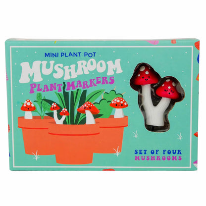 Mini Mushrooms Plant Markers