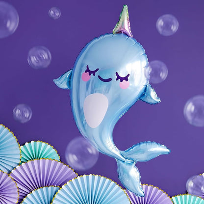 Jumbo Narwhal Foil Balloon