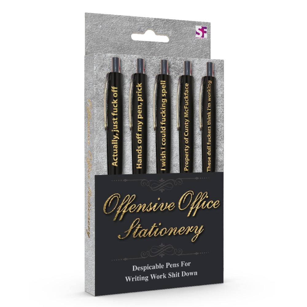 Deeply Offensive Office Pens