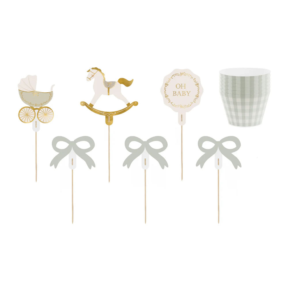 'Oh Baby' Shower Cupcake Decorating Set