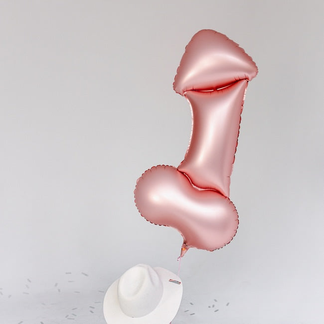 Jumbo Rose Gold Penis Balloon