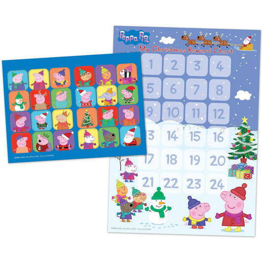 Peppa Pig Advent Calendar Reward Chart