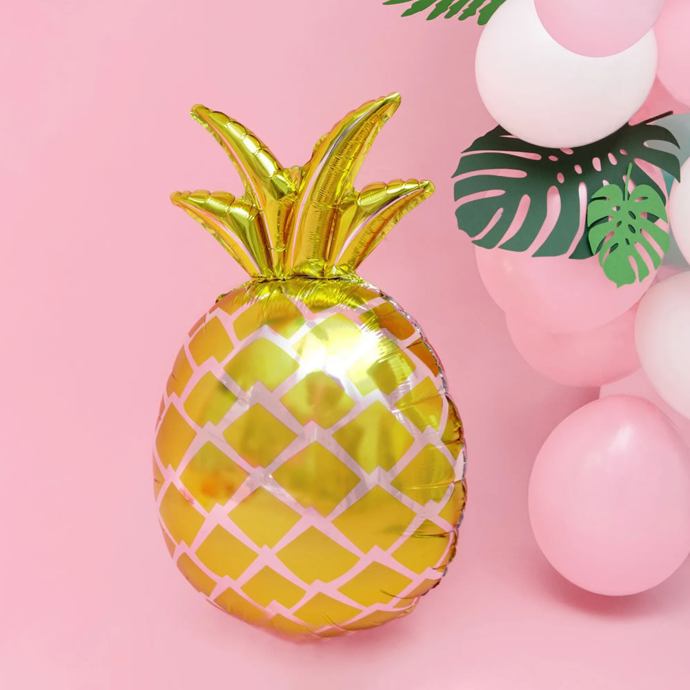 Gold Pineapple Balloon
