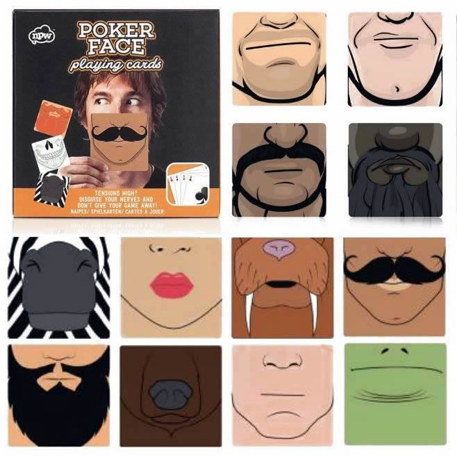 Poker Face Playing Cards