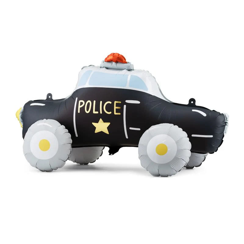 Standing Police Car Balloon