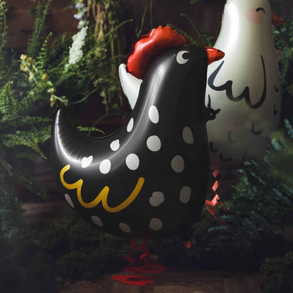 Standing Rooster Foil Balloon