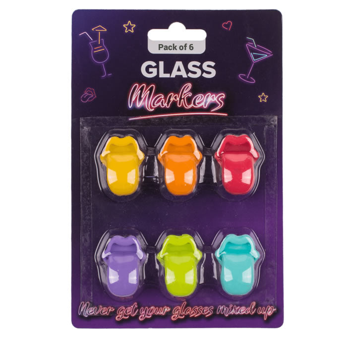 Cheeky Tongue Glass Markers