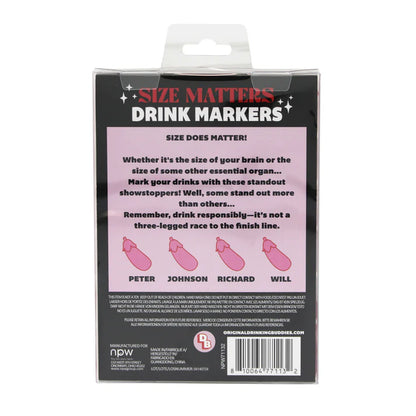 Size Matters Buddies Drink Markers