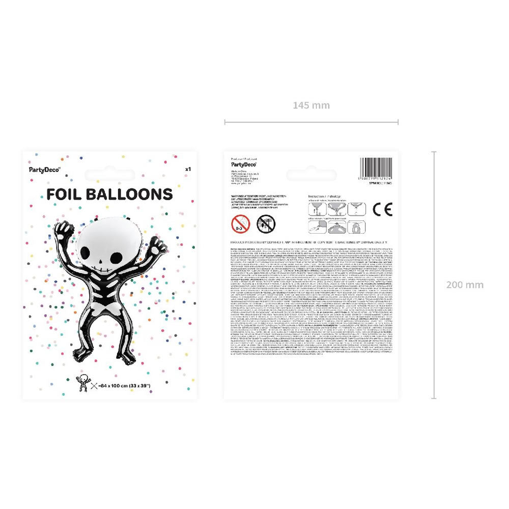 Jumbo Skeleton Foil Balloon