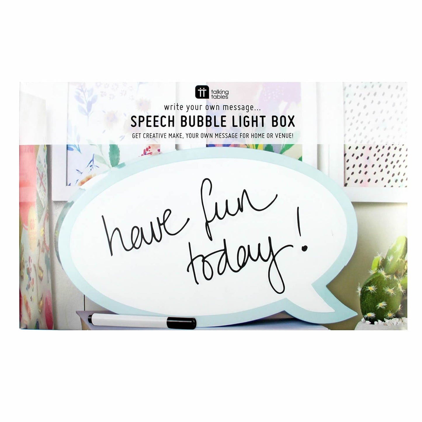 Speech Bubble Light Box