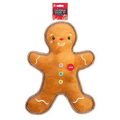 Gingerbread Man Squeaky Toy