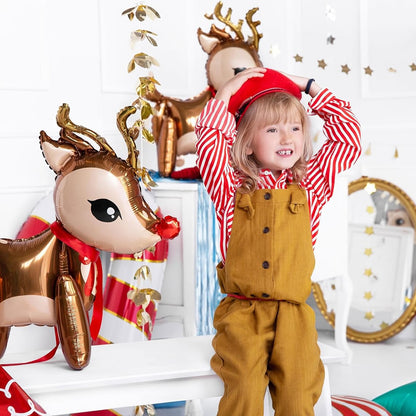 Standing Reindeer Foil Balloon