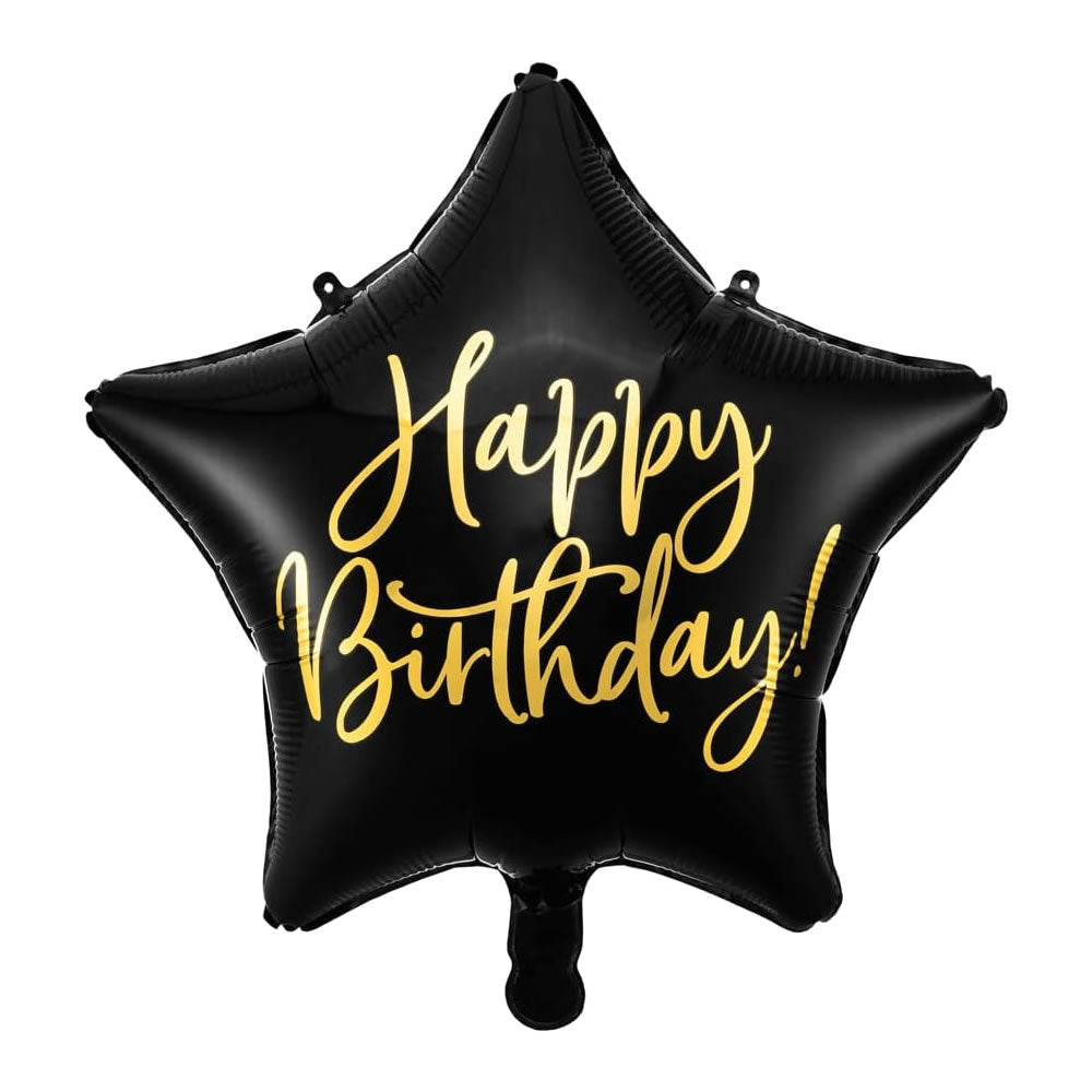 Happy Birthday Star Balloon
