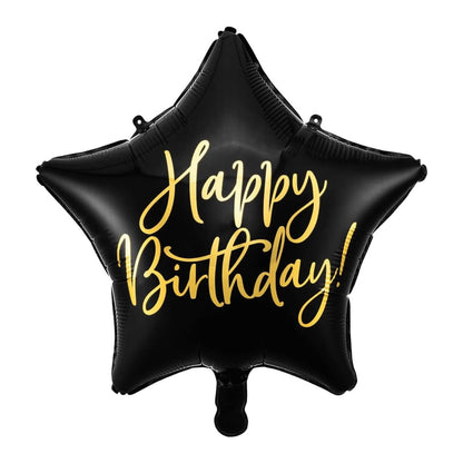 Happy Birthday Star Balloon