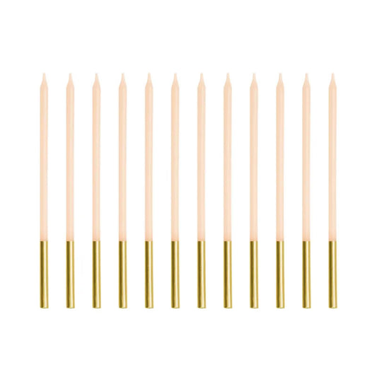 Tall Peach Candles