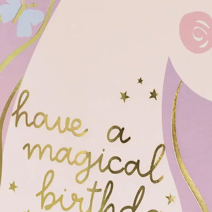 Unicorn Birthday Card