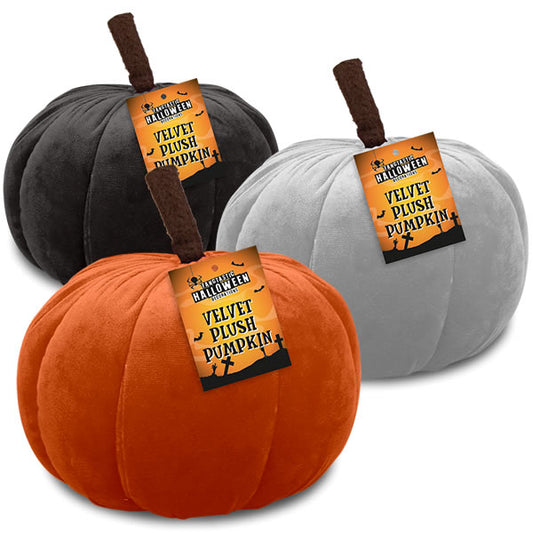 Velvet Plush Pumpkin Decorations, 16cm