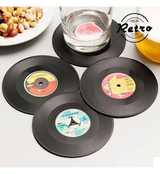 Vinyl Retro Record Coasters