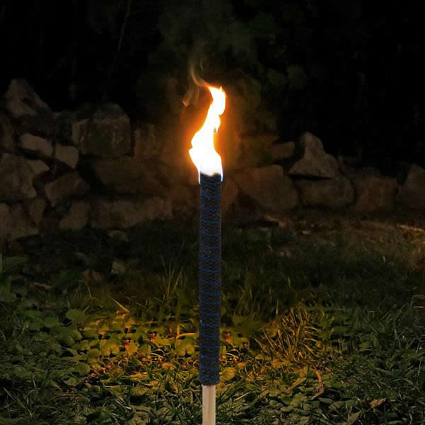 Pack of 4 Natural Wax Torches