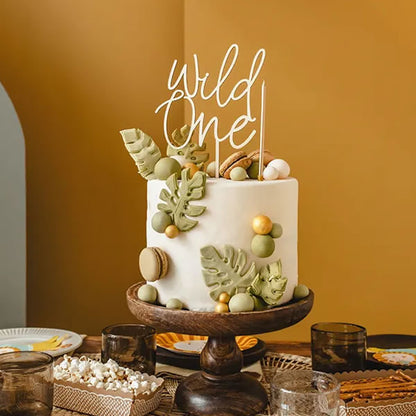 Wild One Wooden Cake Topper