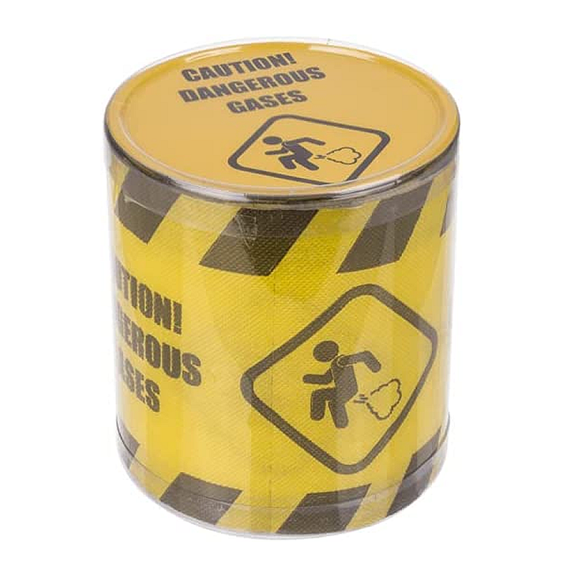 Caution Dangerous Gases Toilet Roll
