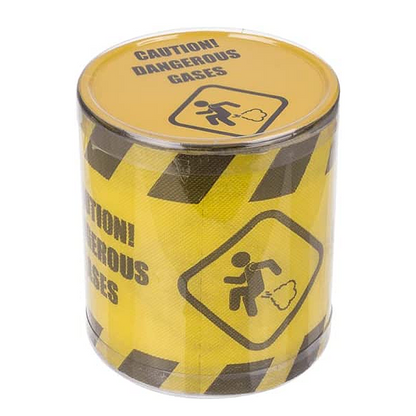 Caution Dangerous Gases Toilet Roll