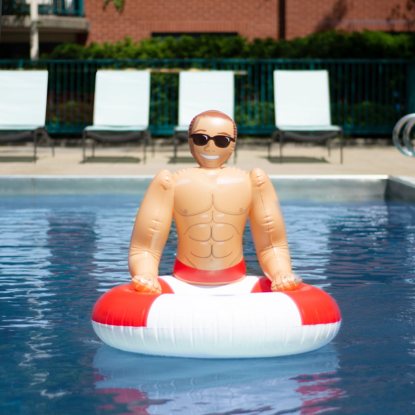 Inflatable Hunk Pool Ring - Chad