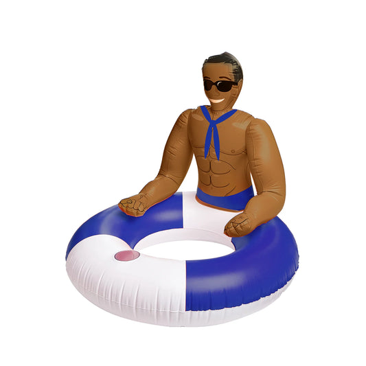 Inflatable Hunk Pool Ring - Jerry